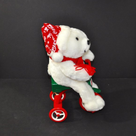 Coca Cola Other - Animated Vintage Coca Cola 1998 Coca Cola Bear on Tricycle see pics